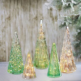 Buy Glass Trees 5 Pack Green Lifestyle Image at Costco.co.uk
