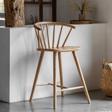 Gallery Craft Oak Bar Stool