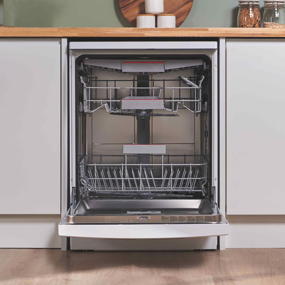 Buy Bosch SMS6ZCW10G Series 6 Freestanding 14 Place Setting Dishwasher, B Rated in White at Costco