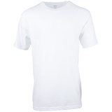 Kirkland Signature Men's Cotton Crew Neck White T-Shirt, 6 Pack in Large