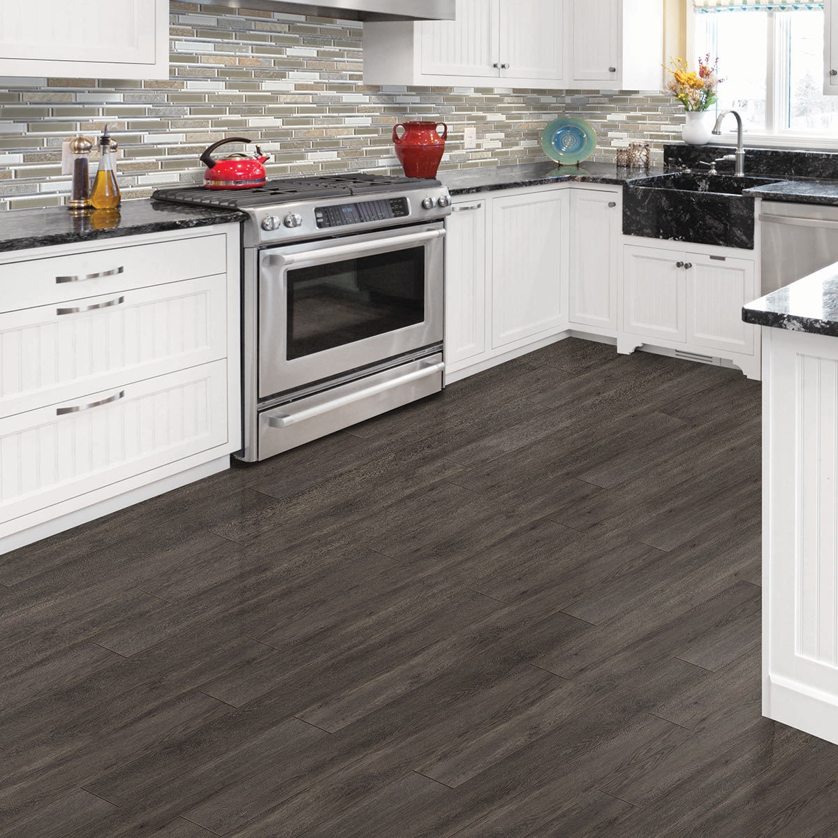 Golden Select Charcoal Oak Rigid Core SPC Luxury Vinyl Flooring Planks