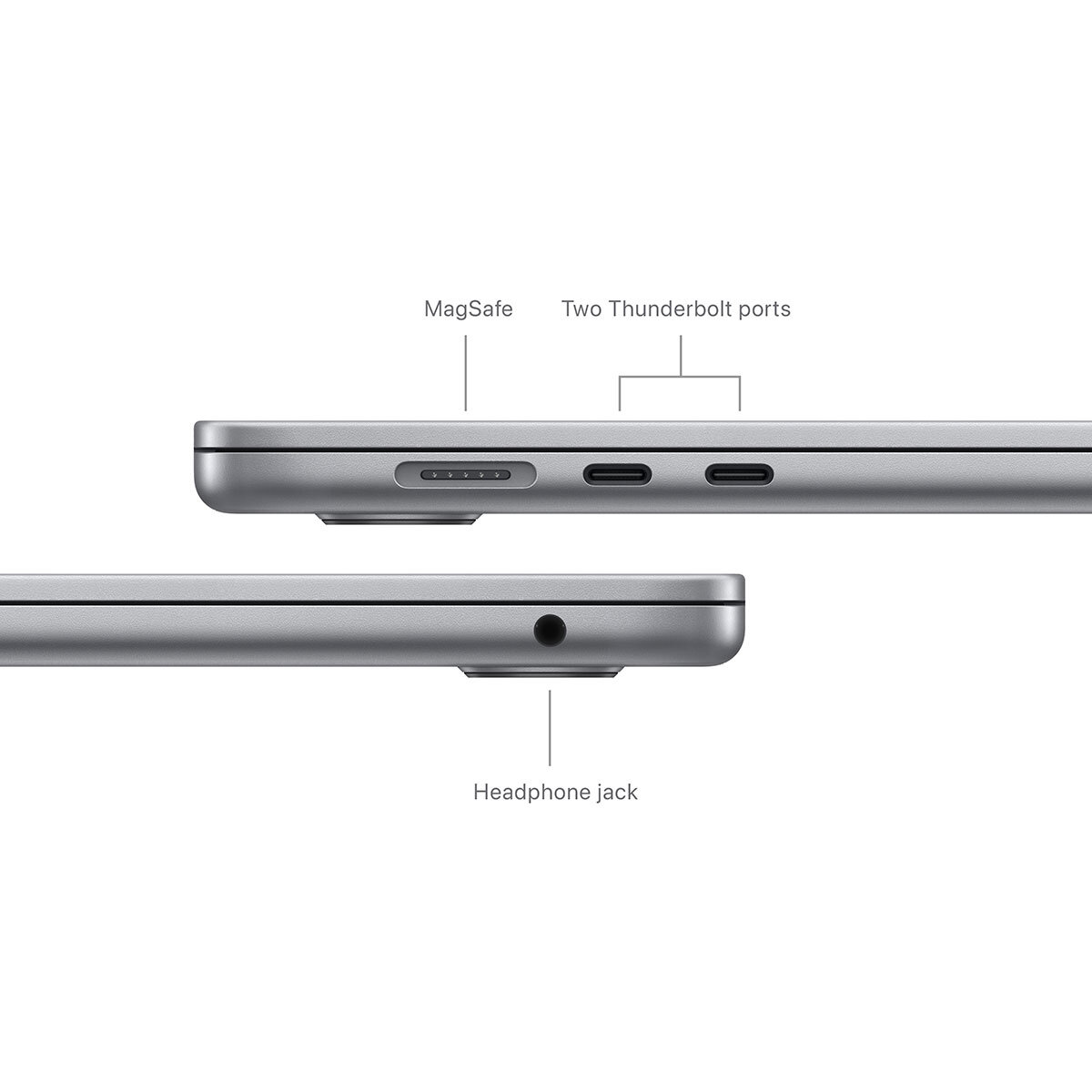 Apple MacBook Air 2024, Apple M3 Chip, 8GB RAM, 512GB SSD, 15.3 Inch in Space Grey, MRYN3B/A