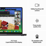 Buy Apple MacBook Pro, Apple M3 Pro Chip 12-Core CPU, 18-Core GPU, 18GB RAM, 1TB SSD, 14 Inch in Space Black at costco.co.uk