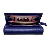 Osprey London Tilly Grainy Hide Leather Women's Purse, Purple with Gift Box