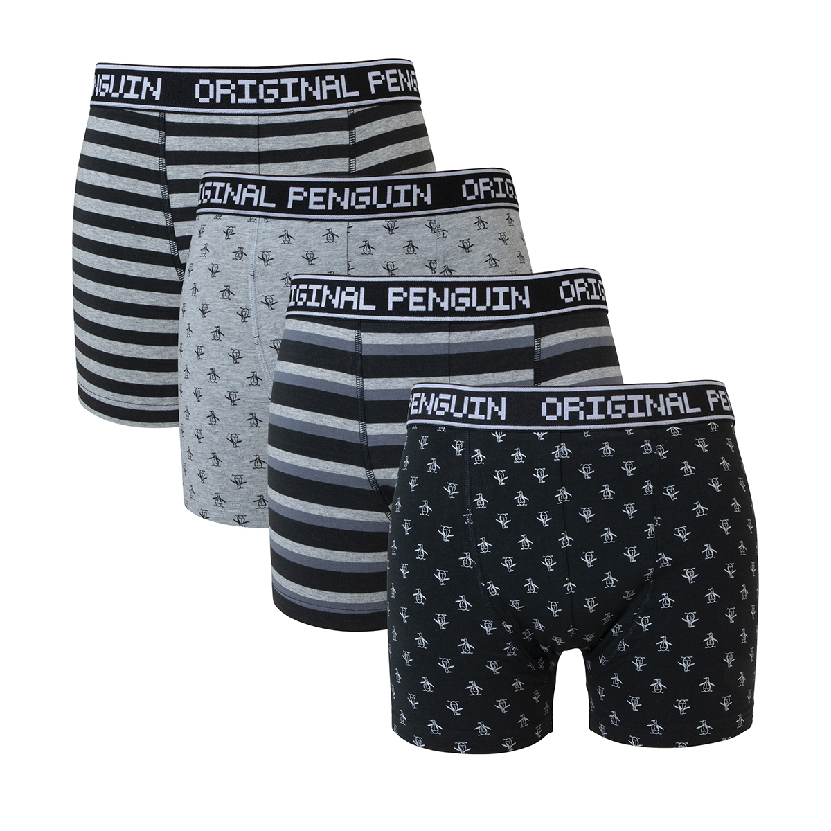 Original Penguin Men's 4 Pack Boxer Shorts in Black | Costco UK