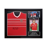 Mark Hughes Signed Framed Wales Football Shirt