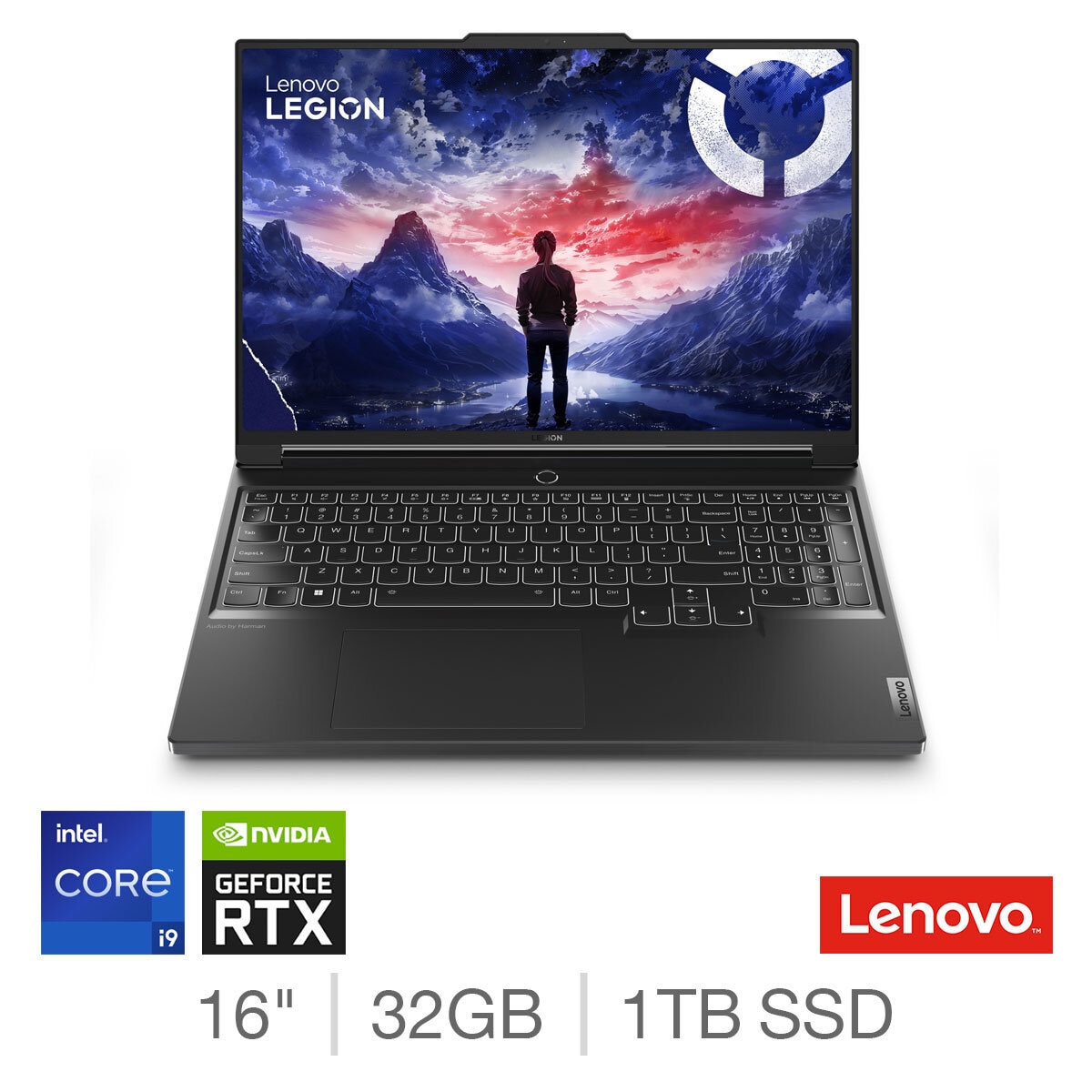 Lenovo Legion 7, Intel Core i9, 32GB RAM, 1TB SSD, NVIDIA GeForce RTX 4070, 16 Inch, Gaming Laptop, 83FD006DUK