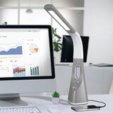 Buy OttLite Cool Breeze Fan Desk Lamp Grey Lifestyle Image at Costco.co.uk