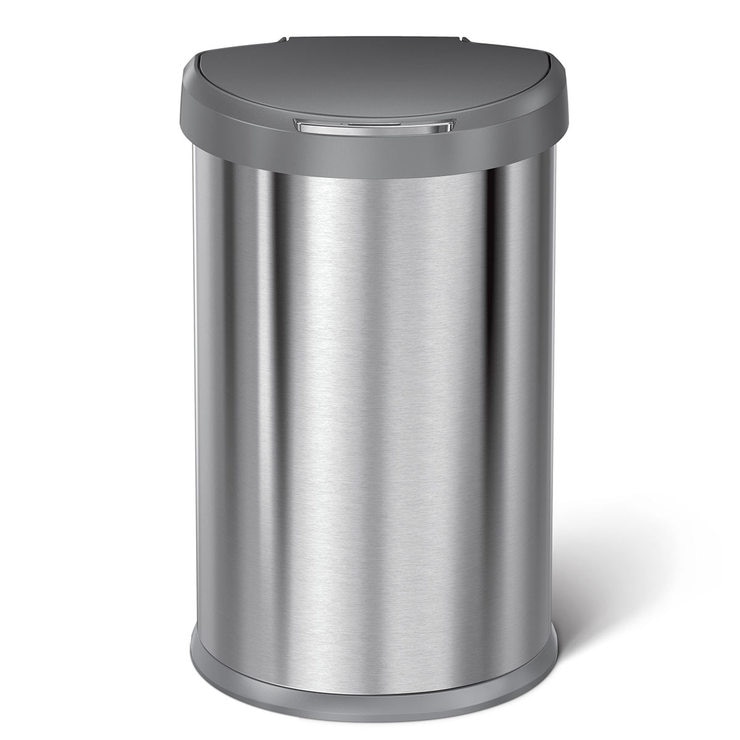 simplehuman 45 Litre Stainless Steel Semi-Round Sensor Bin | Costco UK