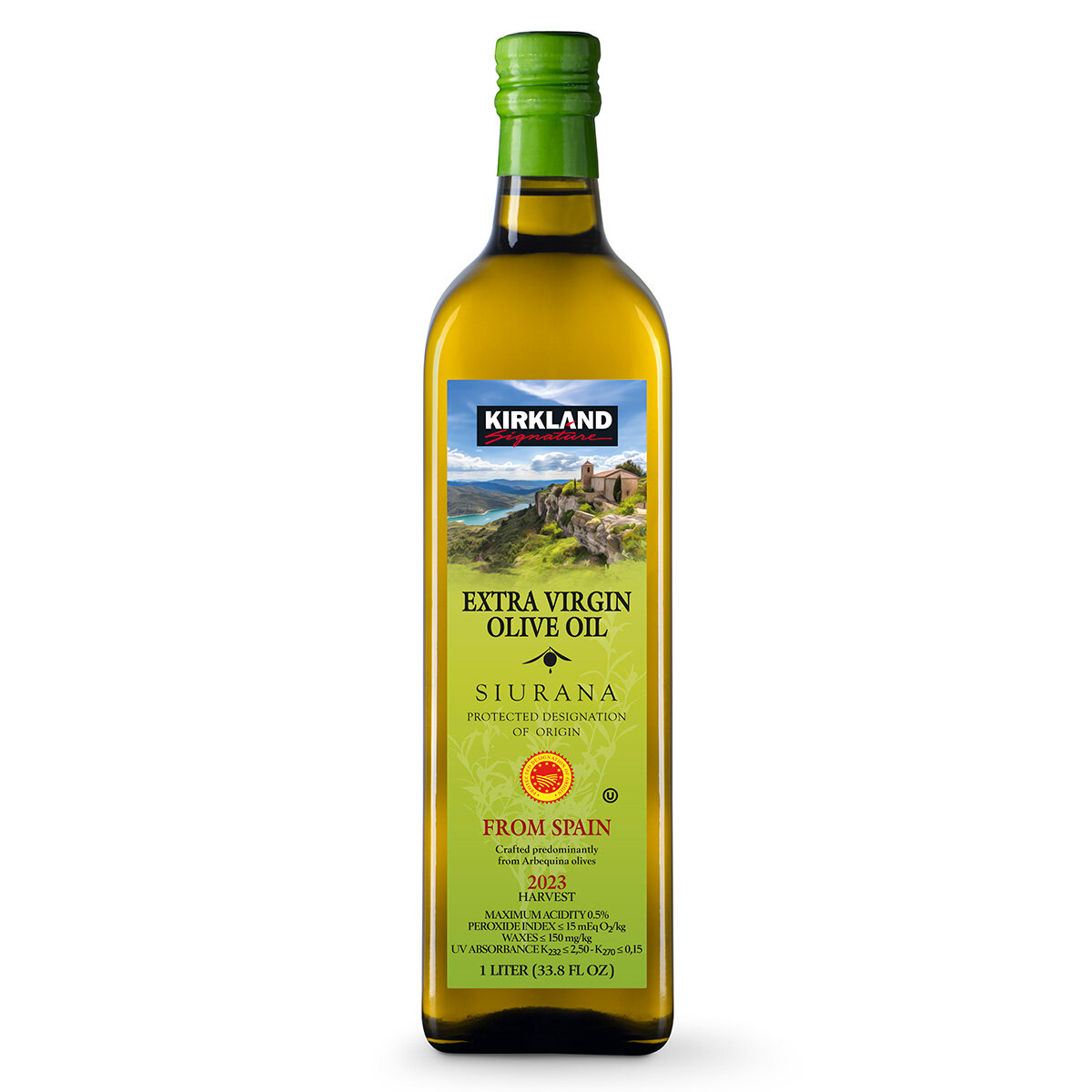 Kirkland Signature Extra Virgin Siurana Olive Oil, 1L | C...