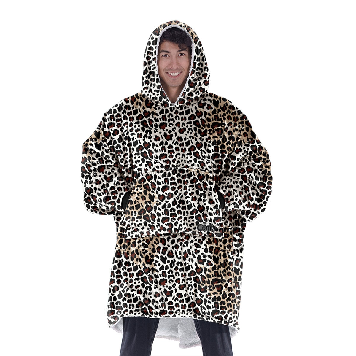 The Comfy® Original Wearable Blanket in Leopard Print