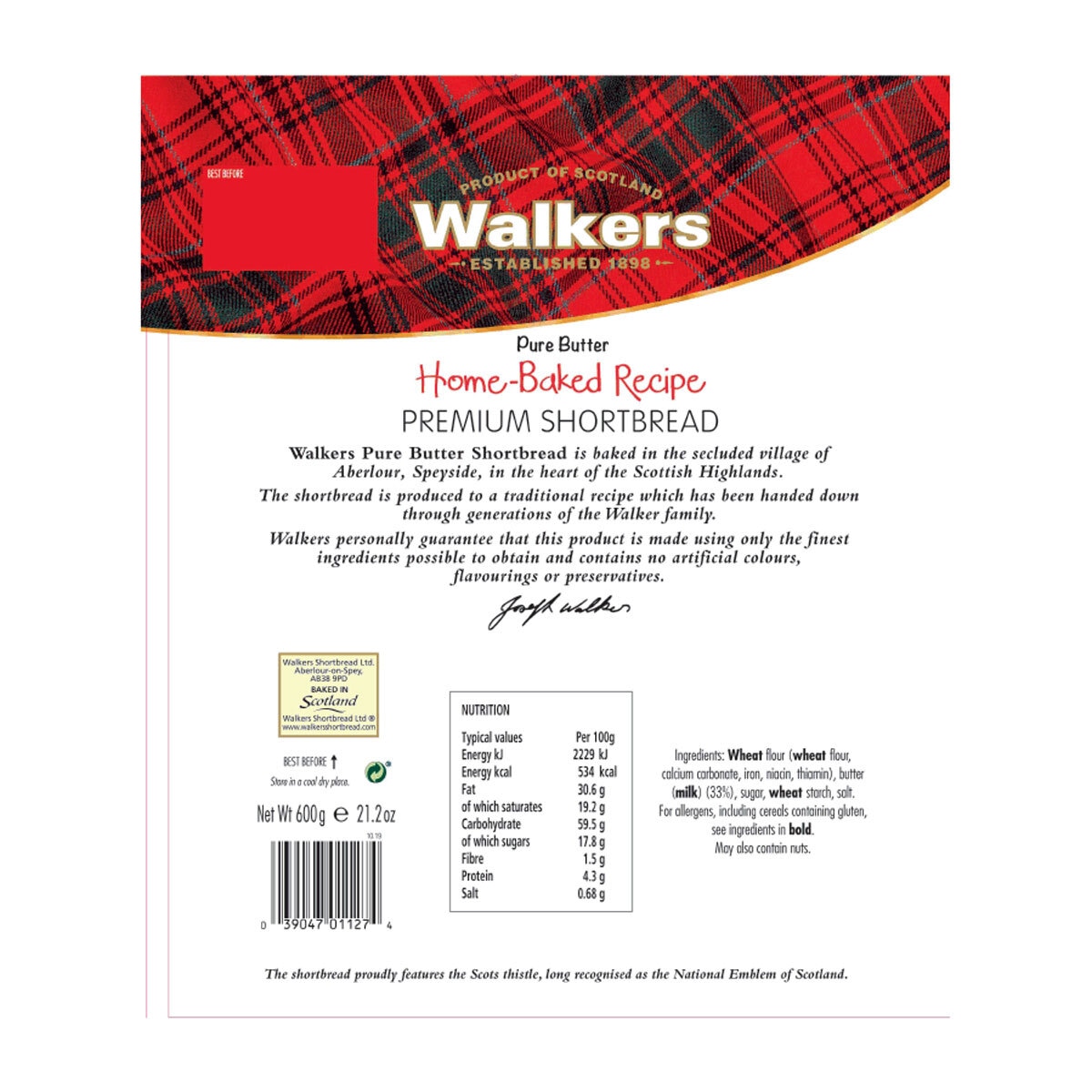 Nutritional Information Nutritional Information