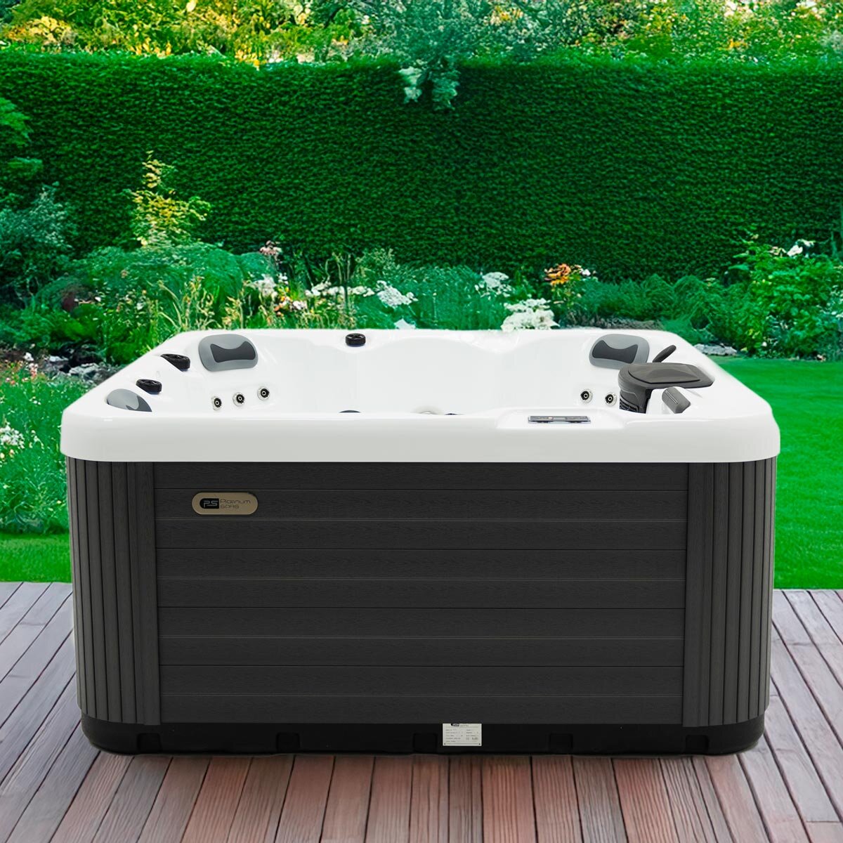 Miami Spas Monterey 34-Jet 5 Person Hot Tub in Pure White - Delivered and Installed