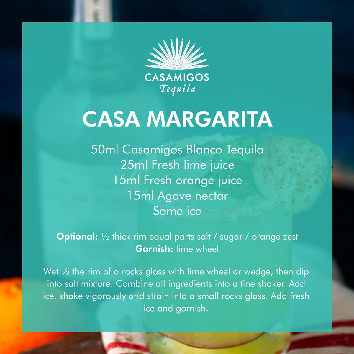 Casamigos Blanco Tequila, 70cl