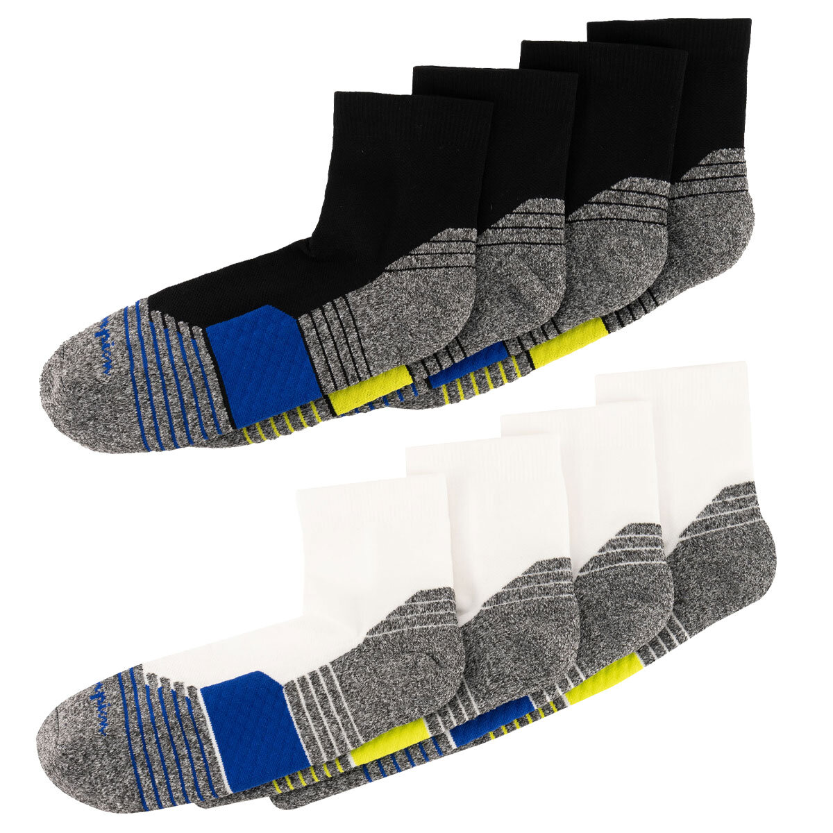 Champion Men's Sport Tech Ankle Sock, 4 Pack