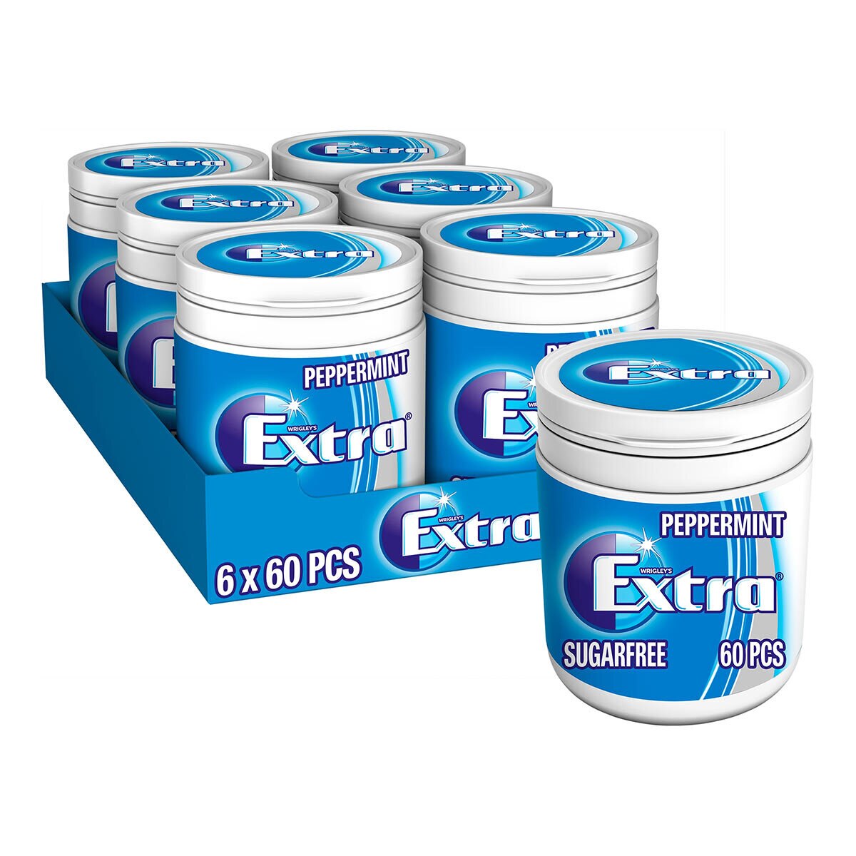 Wrigleys Extra Peppermint Chewing Gum 6 X 60 Pack Costco Uk