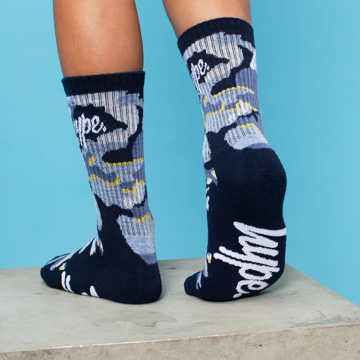 Hype Kid's Sock, 8 Pack in 2 Sizes and 2 Colours | Costco UK