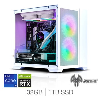 AWD-IT Candidus 6, Intel Core i9, 32GB RAM, 1TB SSD, NVIDIA GeForce RTX 4060 Ti, Gaming Desktop PC