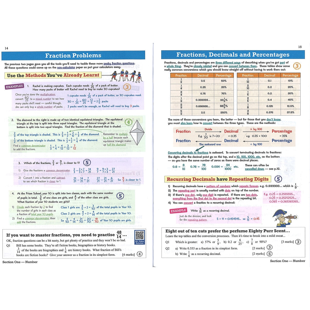 CGP GCSE Maths AQA Foundation x3 Book Pack