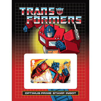 Transformers Optimus Prime Royal Mail® Stamp Ingot