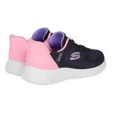 Skechers Kids Swift Fit Trainer in Black & Pink