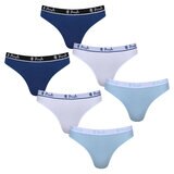 Ladies 3 Pack Pringle Smooth Silhouette Cotton Rich Thongs