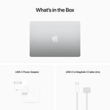 Apple MacBook Air 2022, Apple M2 Chip, 8GB RAM, 256GB SSD, 13.6 Inch in Silver, MLXY3B/A