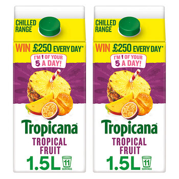 Tropicana Tropical Fruit Juice, 2 x 1.5L
