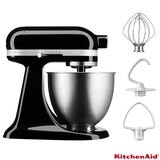 KitchenAid 3.3L Mini Stand Mixer in Black, 5KSM3311XBOB