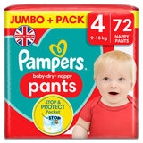 Pampers Baby Dry Pants Size 4,  72 Pack