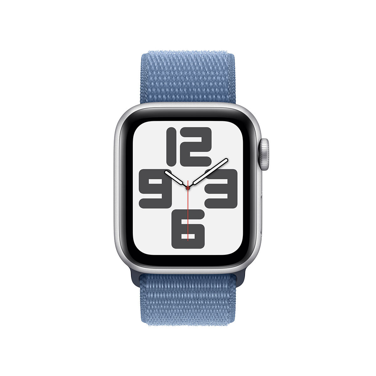Buy Apple Watch SE GPS, 40mm Silver Aluminium Case with Storm Blue Sport Band Loop, MRE33QA/A @costco.co.uk