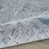 Rustic Textures Faded Blue Rug in 3 Sizes