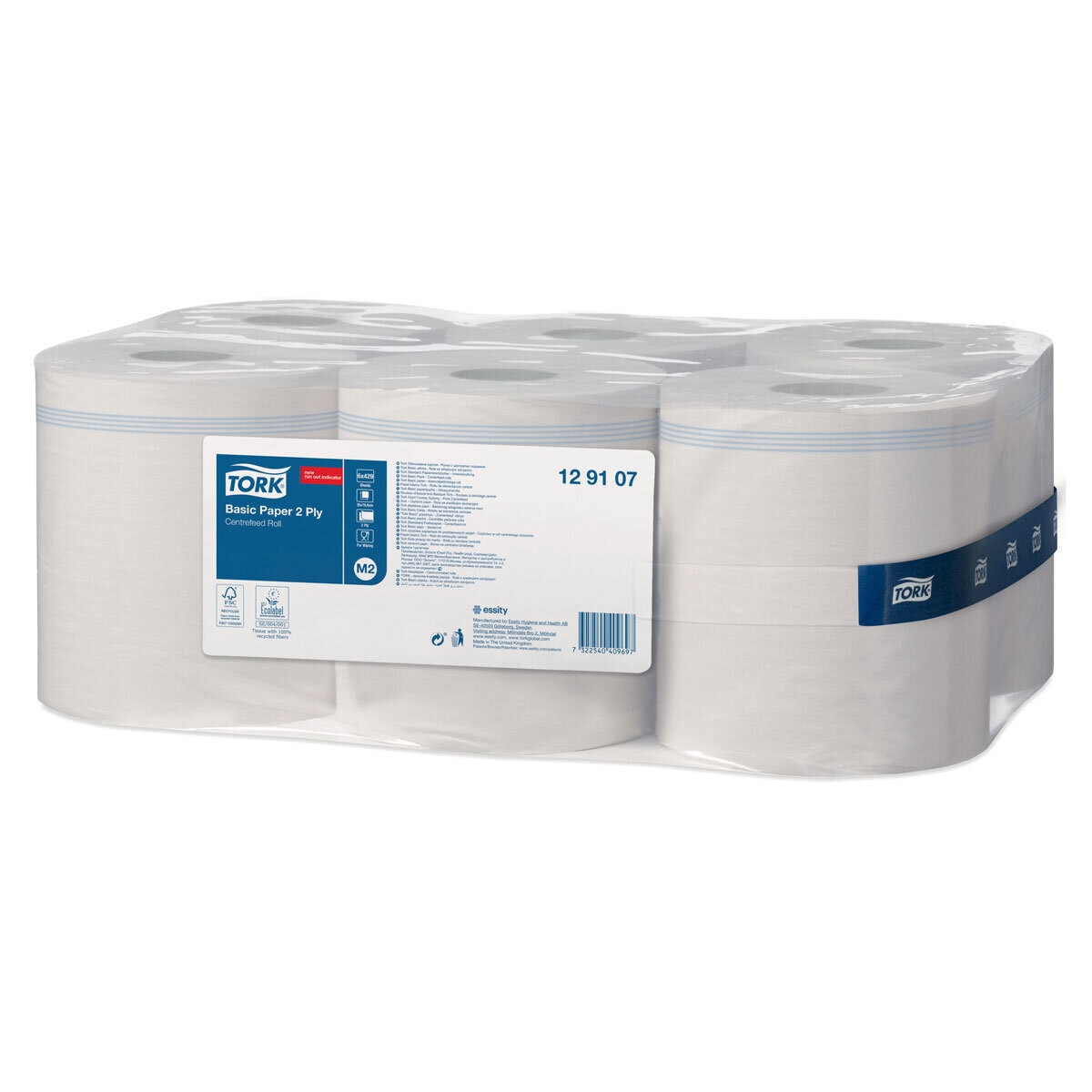 Tork Basic Centre Feed in White, 6 x 150m Pallet Deal (35 Units)