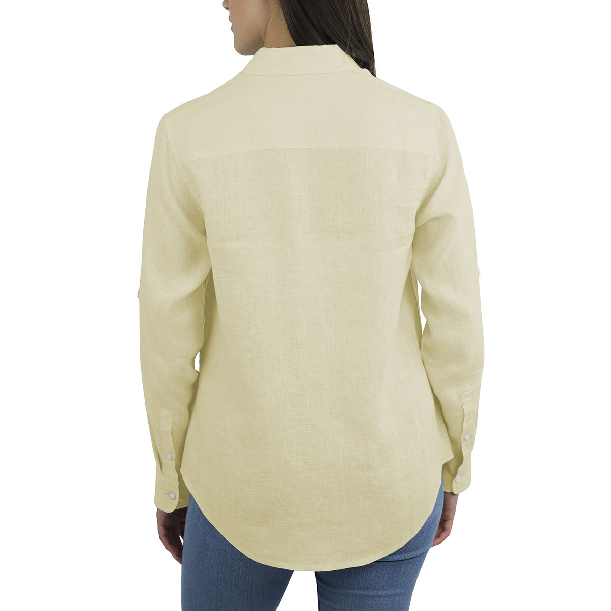 Jachs Ladies Linen Long Sleeve Shirt