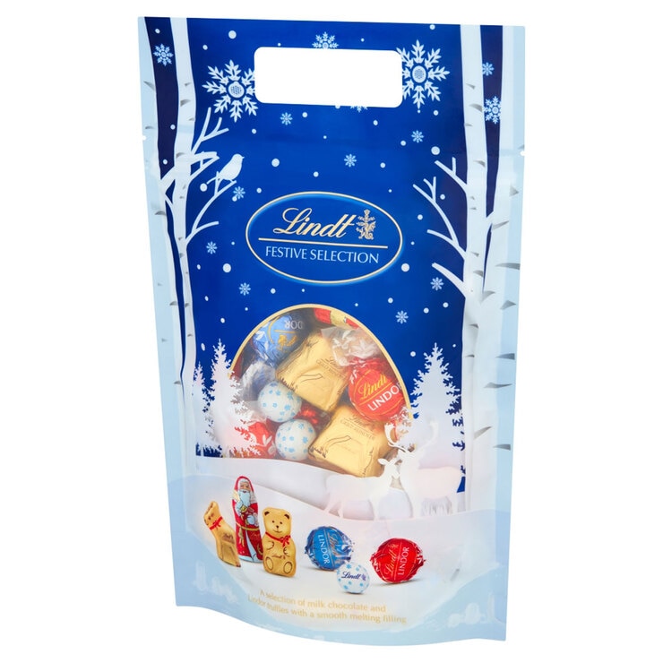 Lindt Festive Selection Pouch, 400g | Costco UK