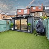 Installed Green Retreats Basebox Garden Room 2.4m x 2.4m