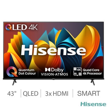 Hisense 43E7NQTUK 43 Inch QLED Freely Smart TV