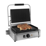 Dualit Panini Grill open position with panini