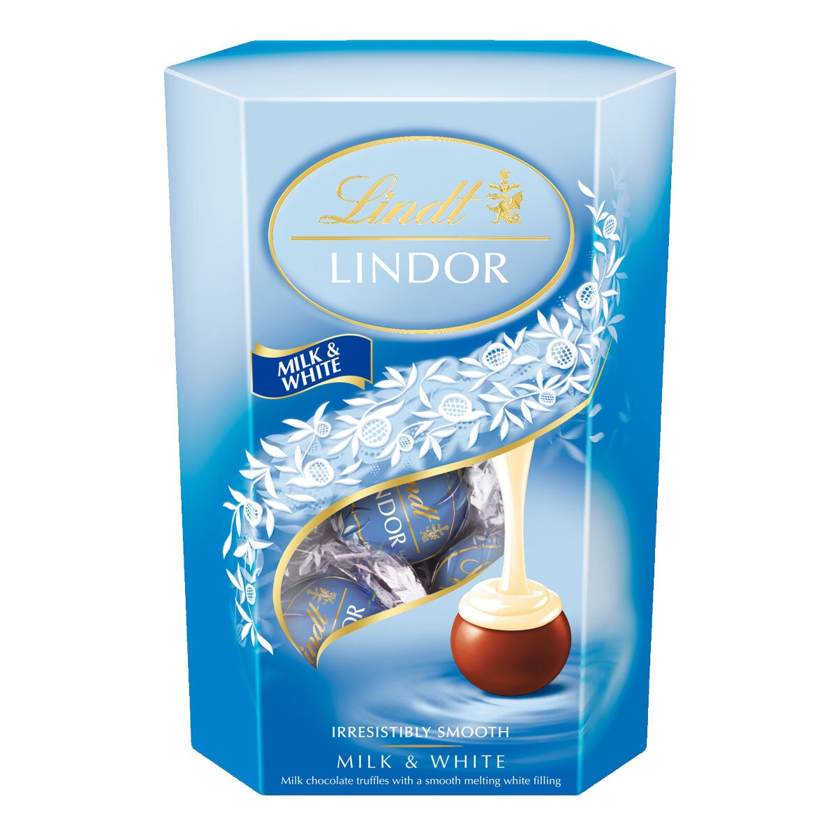 Lindt Lindor Milk & White Chocolate, 200g