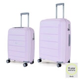 Rock Tulum 2 Piece Hardside Luggage Set in Lilac