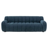 Gallery Coste Blue Fabric 3 Seater Sofa