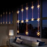 Buy Curtain Light Sliver Wire 390 LED Lifestyle Image at Costco.co.uk