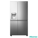 Hisense RS818N4TIC, Side by Side Fridge Freezer, C Rated in Stainless Steel