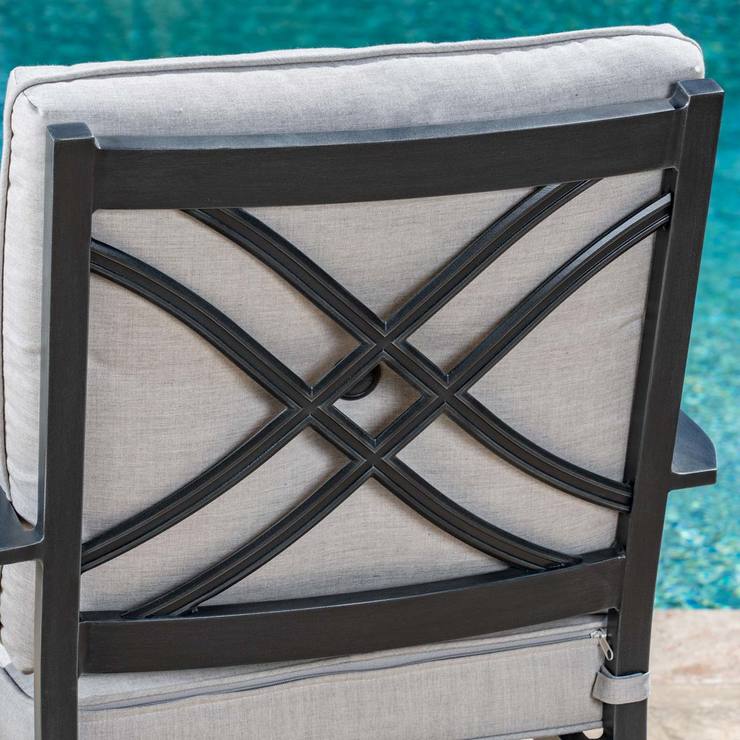 SunVilla Hamilton 7 Piece Cushions Dining Patio Set + Cover | Costco UK