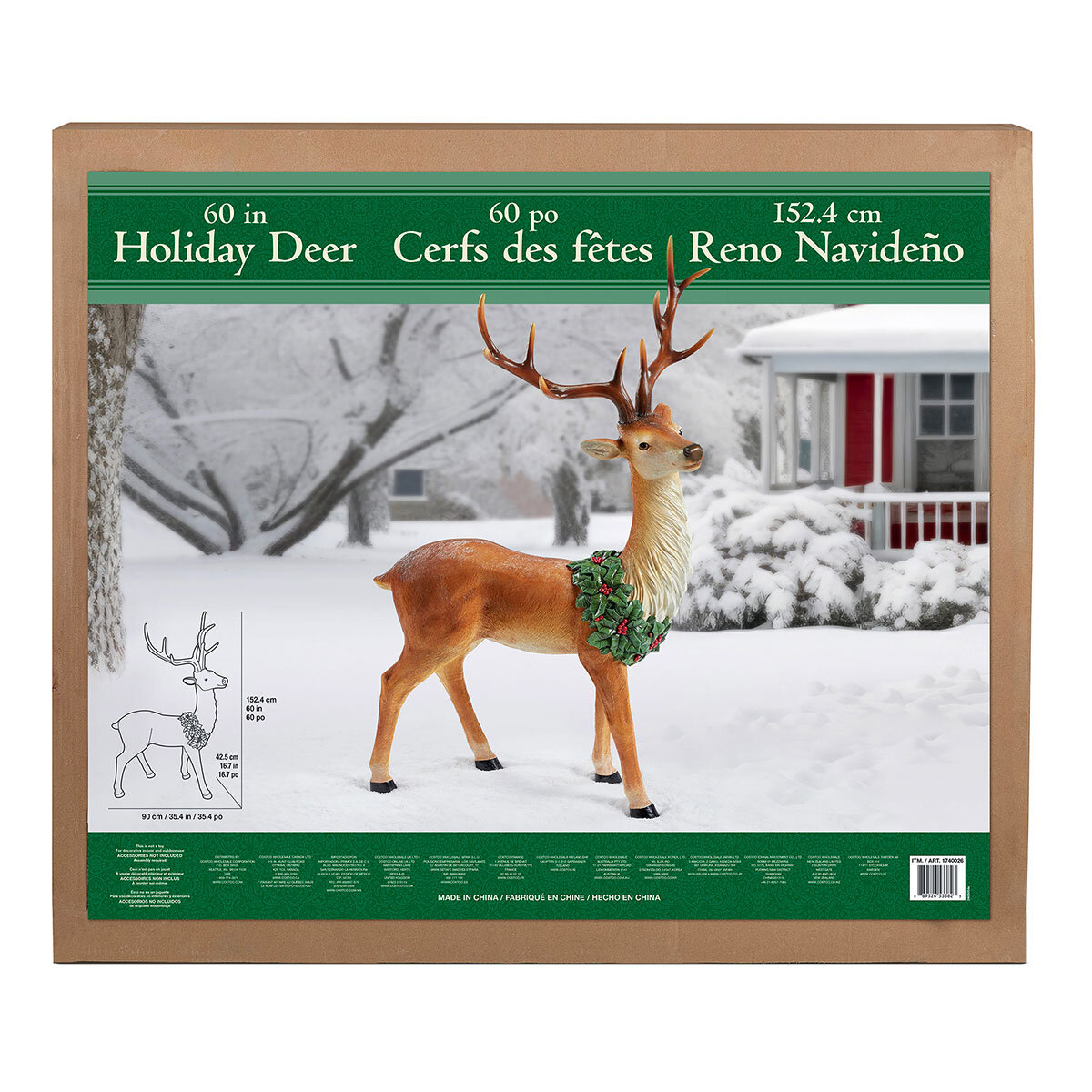 Buy Resin Deer Box Image at Costco.co.uk