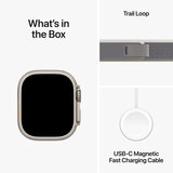 Buy Apple Watch Ultra GPS + Cellular, 49mm Titanium Case with Green/Grey Trail Loop at costco.co.uk
