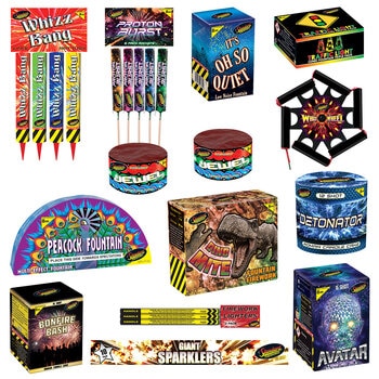 Black Cat Variety Fireworks Display Kit