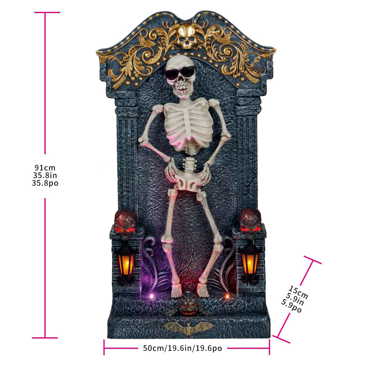 Buy 3ft Animated Tombstone Dimensions image at costco.co.uk