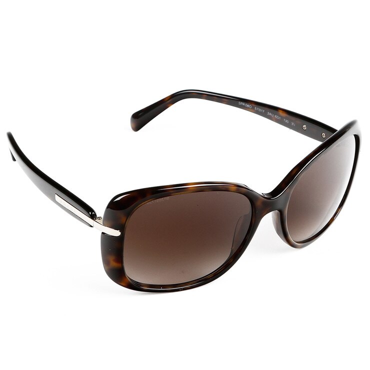 Prada Tortoise Shell Sunglasses with Brown Lenses, SPR 080 2AU-6S1 ...