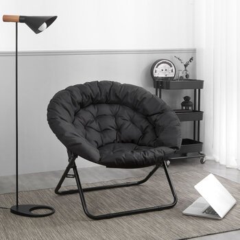 Idea Nuova Oversized Saucer Folding Chair 